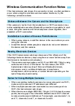 Preview for 153 page of Canon EOS REBEL T7I Wi-Fi (Wireless Communication) Function Instruction Manual