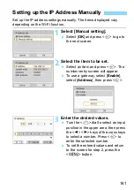 Preview for 161 page of Canon EOS REBEL T7I Wi-Fi (Wireless Communication) Function Instruction Manual