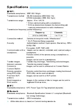 Preview for 165 page of Canon EOS REBEL T7I Wi-Fi (Wireless Communication) Function Instruction Manual