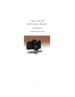 Canon F1N Camera Instruction Manual preview