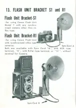 Предварительный просмотр 24 страницы Canon FLASH UNIT Y Instructions Manual