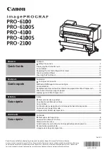 Canon imagePROGRAF PRO-6100 Quick Manual предпросмотр