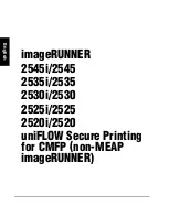 Preview for 2 page of Canon imageRUNNER 2545i Client Manual