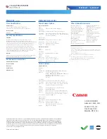 Preview for 3 page of Canon imageRUNNER ADVANCE 500iF Specification