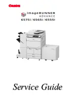 Предварительный просмотр 1 страницы Canon imageRUNNER ADVANCE 6575i Service Manual