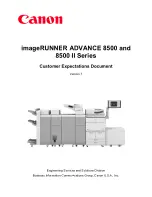 Предварительный просмотр 1 страницы Canon imageRUNNER ADVANCE 8500 Series Manual