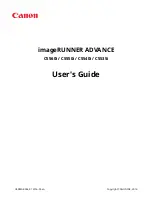 Canon imagerunner advance C5550i User Manual preview