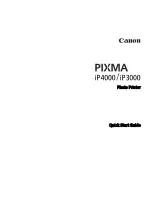 Предварительный просмотр 3 страницы Canon iP3000 - PIXMA Photo Printer Quick Start Manual