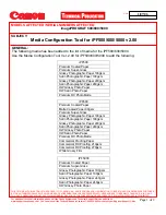 Предварительный просмотр 1 страницы Canon iPF500 - imagePROGRAF Color Inkjet Printer Technical Bulletin