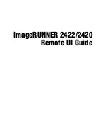 Предварительный просмотр 2 страницы Canon IR 2420 Remote Manual