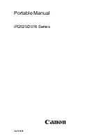 Canon iR2020 Series Portable Manual preview