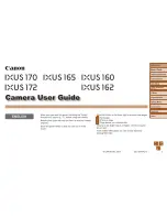 Предварительный просмотр 1 страницы Canon IXUS 170 User Manual