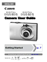 Canon IXUS 80 IS User Manual предпросмотр