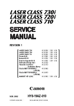 Canon LASER CLASS 730i Service Manual preview