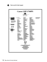 Предварительный просмотр 118 страницы Canon LBP-1760 User Manual