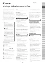 Предварительный просмотр 9 страницы Canon LBP722Cdw Important Safety Instructions Manual