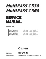 Предварительный просмотр 2 страницы Canon MultiPASS C530 Service Manual