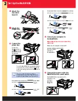 Preview for 2 page of Canon MultiPASS C755 Quick Start Manual