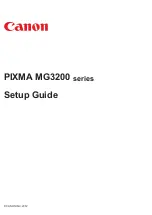 Canon PIXMA MG3220 series Setup Manual preview