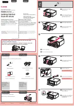 Canon PIXMA MG4120 Getting Started Manual preview