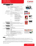 Предварительный просмотр 2 страницы Canon PIXMA MP520 Brochure & Specs