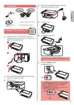 Предварительный просмотр 3 страницы Canon PIXMA TS300 series Getting Started