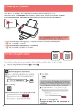 Предварительный просмотр 6 страницы Canon PIXMA TS300 series Getting Started