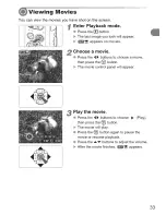 Предварительный просмотр 33 страницы Canon Powershot A3100 IS User Manual