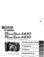 Предварительный просмотр 1 страницы Canon POWERSHOT A640 User Manual