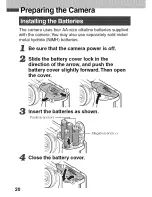 Предварительный просмотр 24 страницы Canon POWERSHOT A80 - Digital Camera - 4.0... User Manual