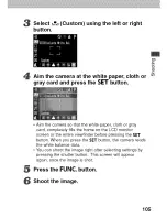 Предварительный просмотр 109 страницы Canon POWERSHOT A80 - Digital Camera - 4.0... User Manual