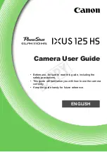 Canon PowerShot ELPH 110 HS User Manual preview