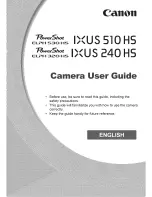 Canon PowerShot ELPH 320 HS IXUS 240 HS User Manual preview