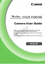 Canon PowerShot ELPH 510 HS User Manual preview