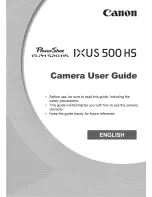 Canon PowerShot ELPH 520 HS User Manual preview