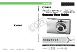 Canon Powershot SD1100 IS User Manual preview