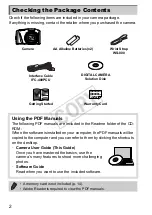 Предварительный просмотр 2 страницы Canon Powershot SX150 IS User Manual