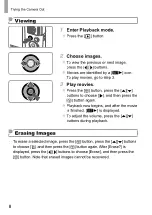 Предварительный просмотр 8 страницы Canon PowerShot SX620 HS Getting Started