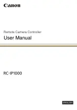 Предварительный просмотр 1 страницы Canon RC-IP1000 User Manual