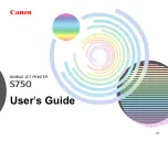 Canon S750 User Manual предпросмотр