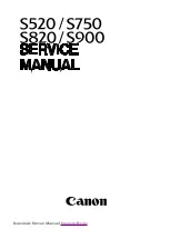 Предварительный просмотр 5 страницы Canon S820MG Service Manual