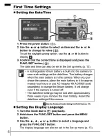 Предварительный просмотр 6 страницы Canon SD550 - PowerShot Digital ELPH Camera User Manual