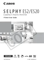 Предварительный просмотр 1 страницы Canon SELPHY ES2 User Manual