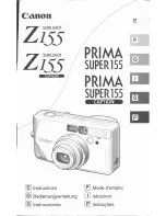 Canon Sure Shot Z155 Instructions Manual preview