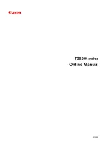 Canon TS8250 Online Manual preview