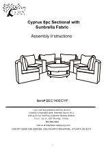 CANOPY Cyprus SEC1400CYP Assembly Instructions preview