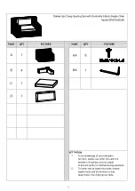 Предварительный просмотр 2 страницы CANOPY Oakley DPS7500OAK Assembly Instructions Manual