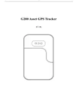 Preview for 1 page of Cantrack G200 Manual