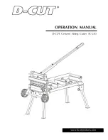 Preview for 1 page of D-CUT SC-230 Operation Manual