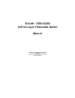 D-Link DES-3326SRM Product Manual preview